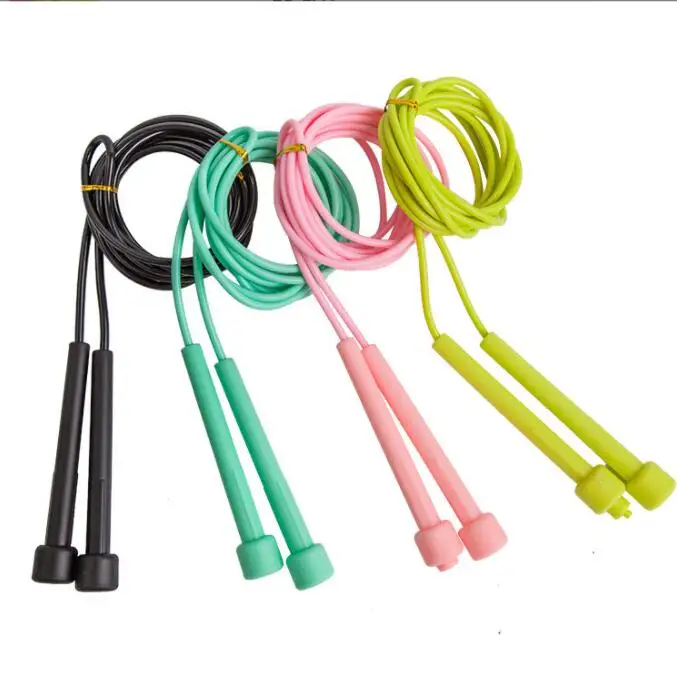 jump rope adult 3m Speed Jump Fitness Rope Adult 9 Foot Long Nylon Plastic Handles Gym Aerobic Fitness Boxing Training