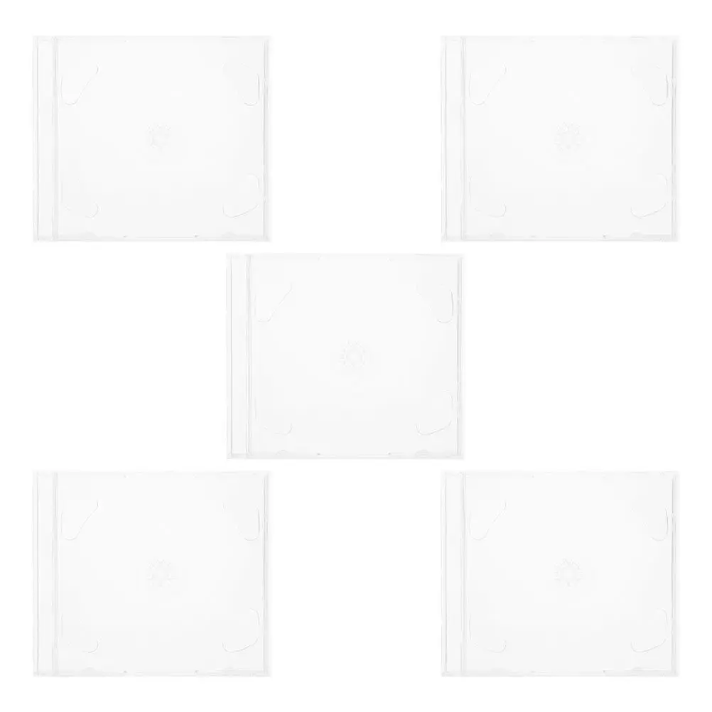 5Pcs Clear Cd Cases…