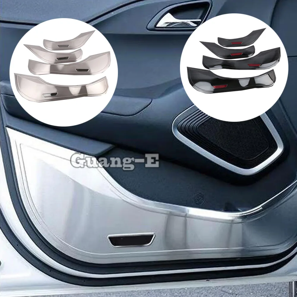 

Stainless Steel Car Inner Door Anti-Kick Panel Cover Decoration Trim Stick Interior Accessories For Hyundai IX35 2018 2019 2020