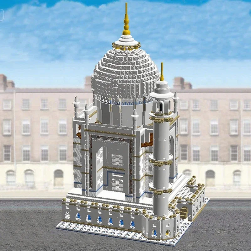 

3512pcs MOC Taj Mahal Modular 2 Modular Buildings Building Blocks Festival Gift Educational Project Perfect For Classroom