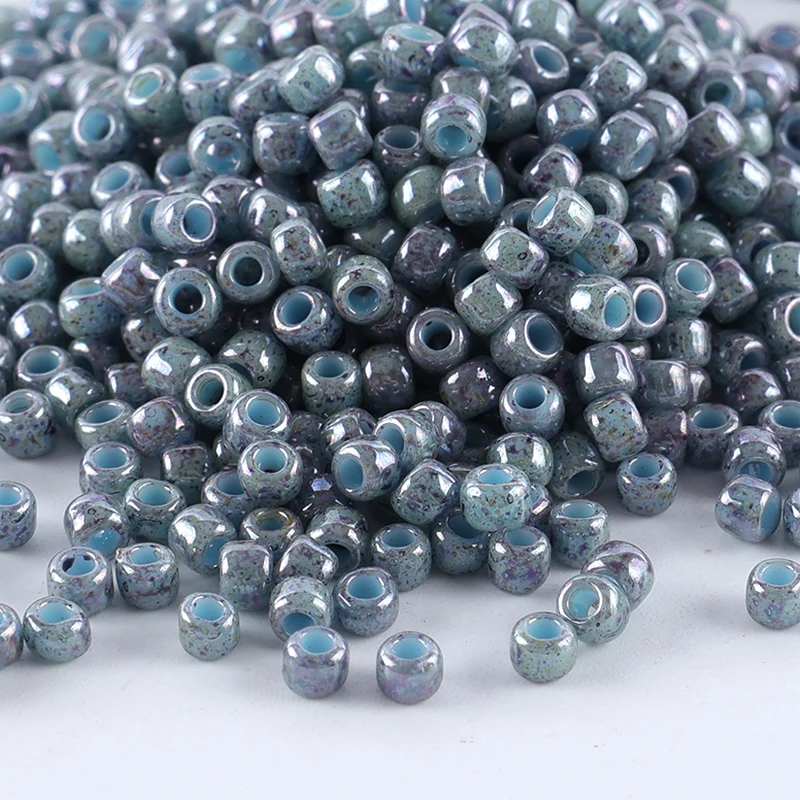 10 g/Röhrchen TOHO 11/0 Glasperlen der Marmorserie, importiert aus Japan. Schmuckzubehör ist für alle Arten von handgefertigten DIY-Produkten geeignet. – Detail 2