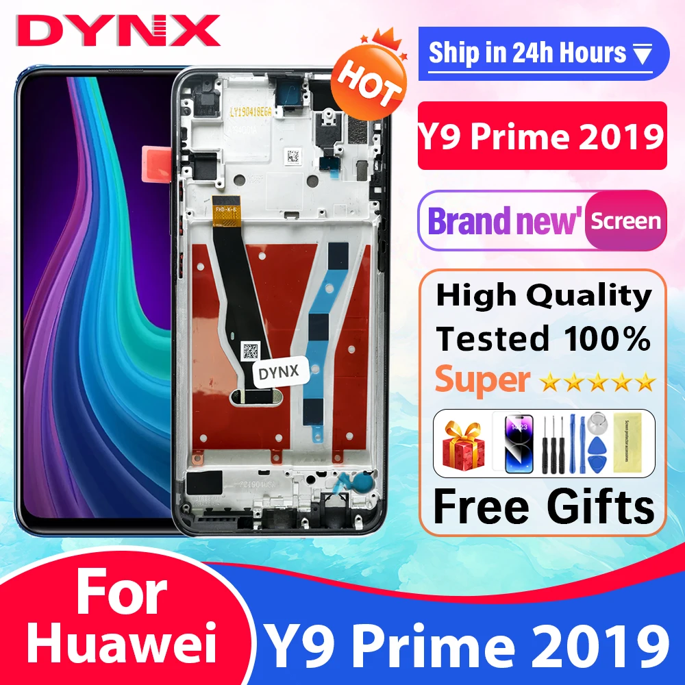 

6,59 "для Huawei P Smart Z LCD Y9 Prime 2019 дисплей STK-L21STK-L22STK-LX3 LCD сенсорный экран дигитайзер Запасные части