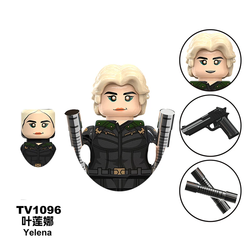 Marvel Thunderbolts Bricks Taskmasters Yelena Bausteine Sentry Mini-Actionfiguren Lernspielzeug DIY Geschenke