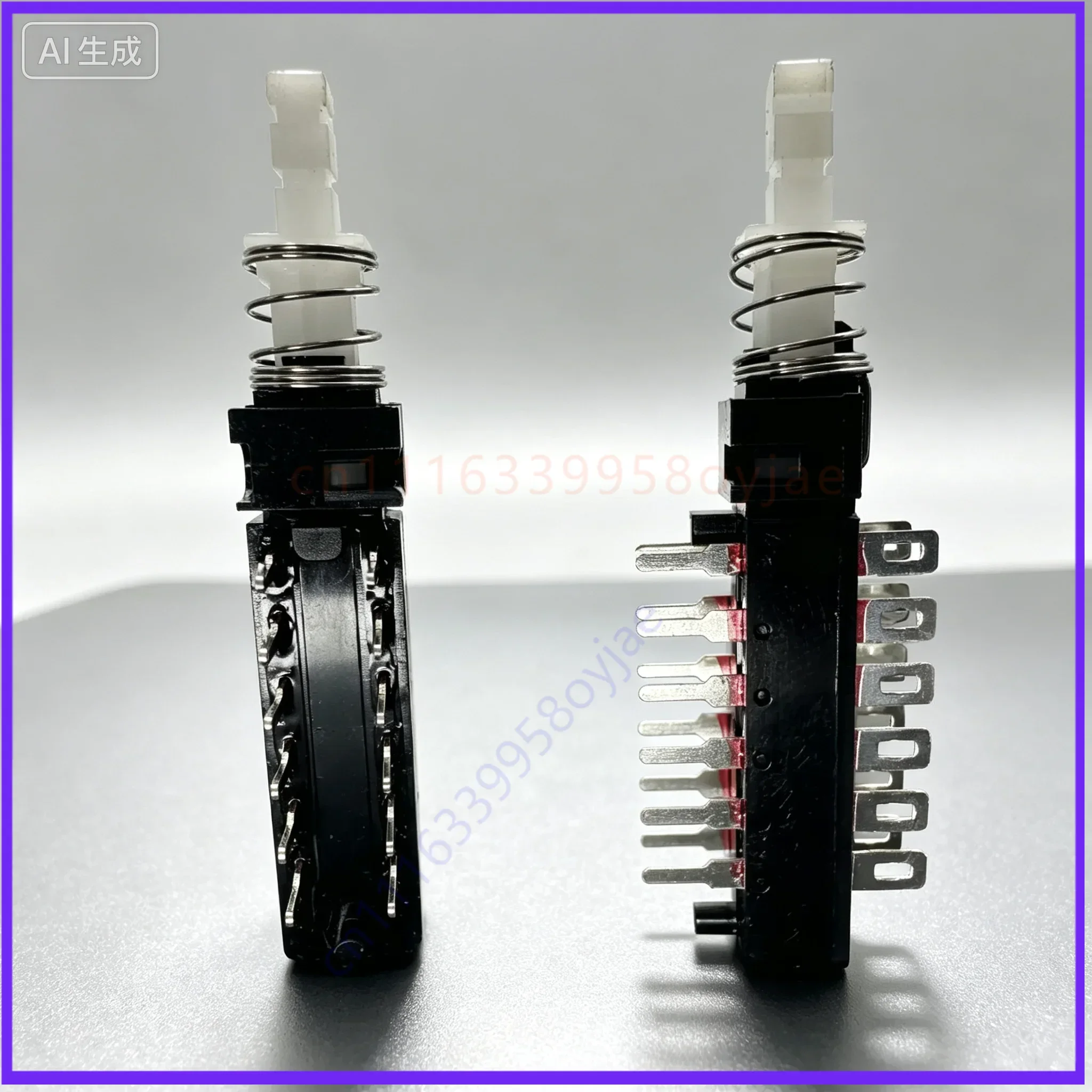 for 2*6 12Pin Self-locking Power Push Button Switch for Audio Mixer Amplifier  30pcs