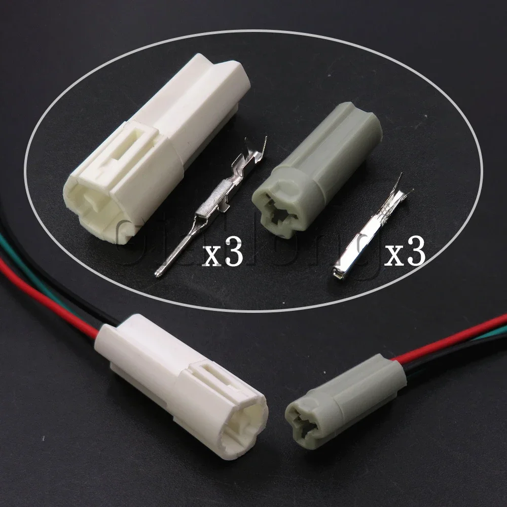Image of 1 Set 3 Wege N3810-9903 Auto Steckdose N3820-9930 AC Montage Auto Teile Automotive Elektrische Draht Stecker