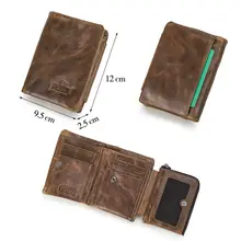 Men's Crazy Horse Leather Wallet #2