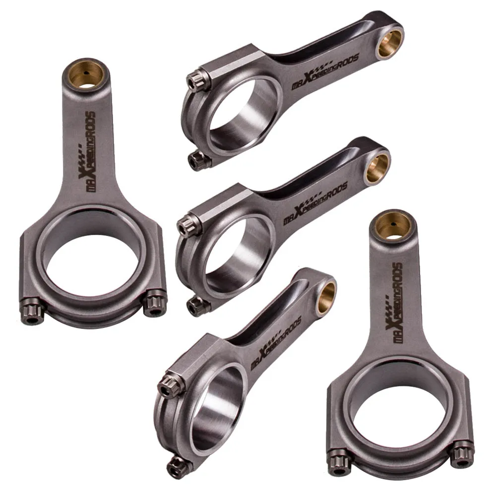 MaXpeedingrods H-beam Conrod Connecting Rods + ARP Bolts for Volvo 850 C70 V70 S60 S70 2.3 T5 R AWD 4340 Chromoly Steel