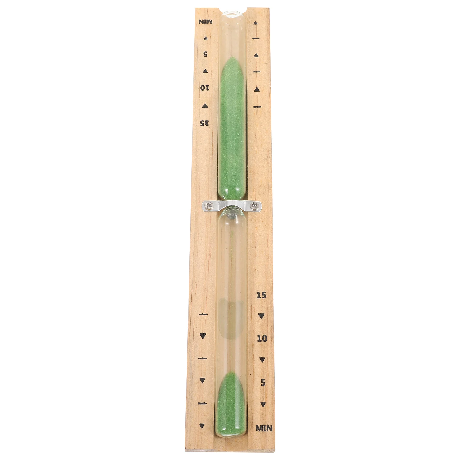 

Sauna Timer 15 Minute Wooden Hourglass Timer Reusable Decorative Glass Tube Clear Design Practical Use Sauna Hourglass