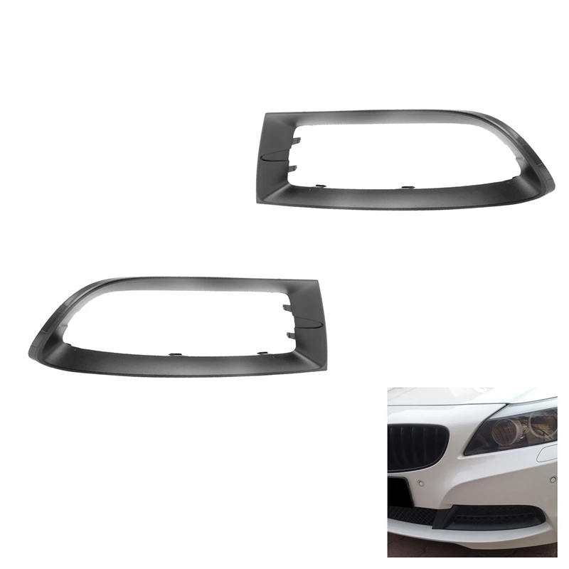 2X Car L+R Front Bumper Grille Grill Lower Trim Decoration Frame For-BMW Z4 E89 2009-2016