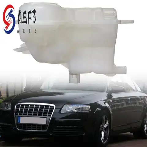 AEF3-엔진 라디에이터 냉각수 확장 탱크 저장소 부동액 급수 냉각 주전자 A6 C6 Avant 4F0121403N