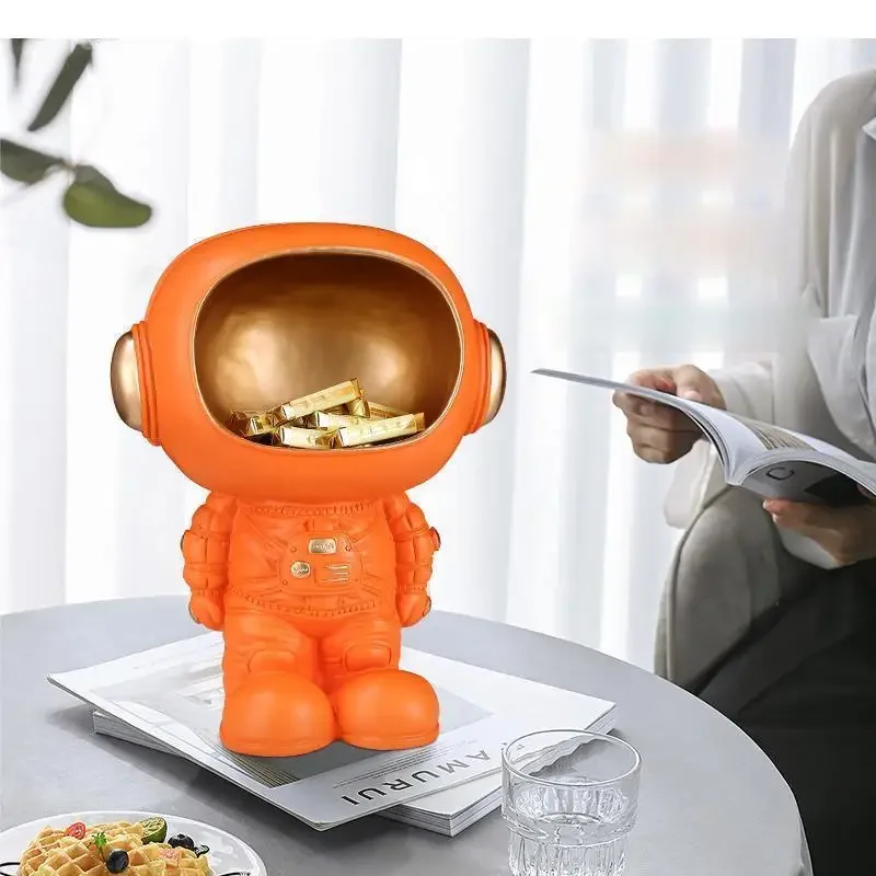 Creativity Resin Astronaut Ornaments Desktop Storage Organization Modern Home Decoration Handicraft Figurines