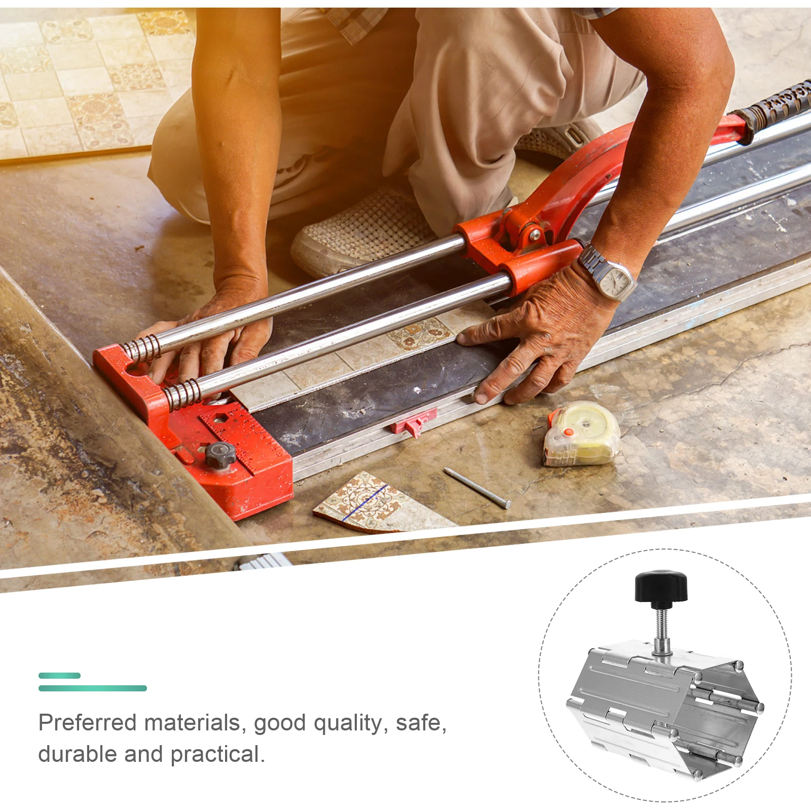 

Floor Tile Leveler Locator Manual Screw Leveling System Durable Practical for Efficient Tiling Work Floor Tile Leveling Tool