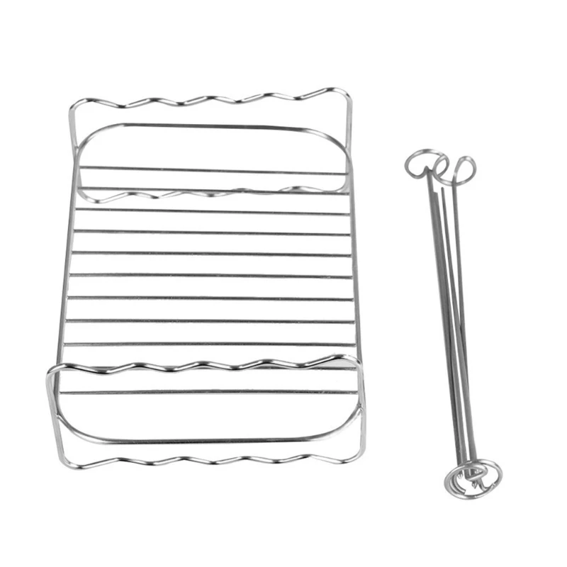 Giá đỡ khử nước có thể xếp chồng lên nhau nhiều lớp bằng thép không gỉ cho hầu hết các Dropshiper nồi chiên không khí