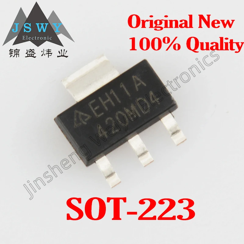 

1~50PCS Good quality EH11A AZ1117H-ADJTRE1 SMT SOT223 Adjustable Power Regulator Chip Brand New Free Shipping