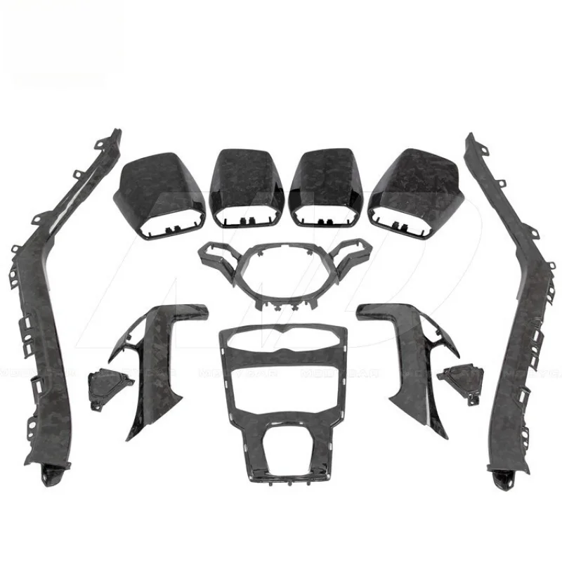 Forged Carbon Fiber Interiors (16 Pcs) Replacement for  Lambo Huracan Lp610-4 Lp640 2014-2019