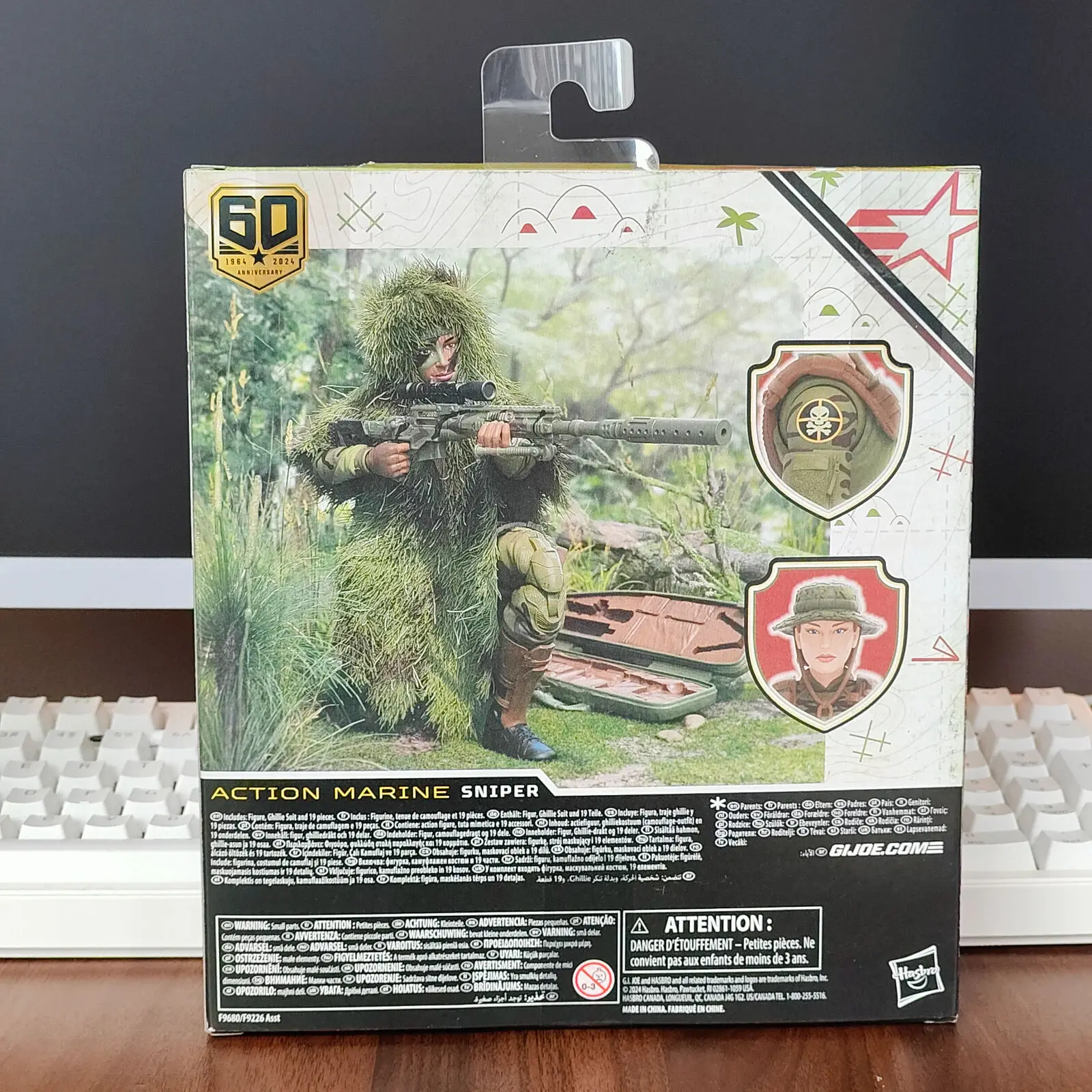 جو نيو جي جي آي. سلسلة جو كلاسيفاد للذكرى الستين للعمل البحرية قناص الحركة نموذج لجسم لعبة هدايا هواية محدودة #3