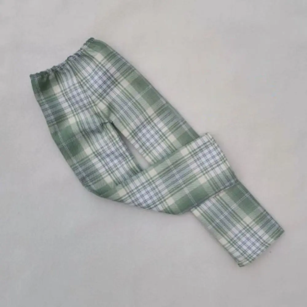 Pantalon à carreaux pour poupée, Mini tenue décontractée, pantalon de princesse, accessoires mignons de bricolage, vêtements de poupée, pantalons pour poupée 1/6 BJD 30cm