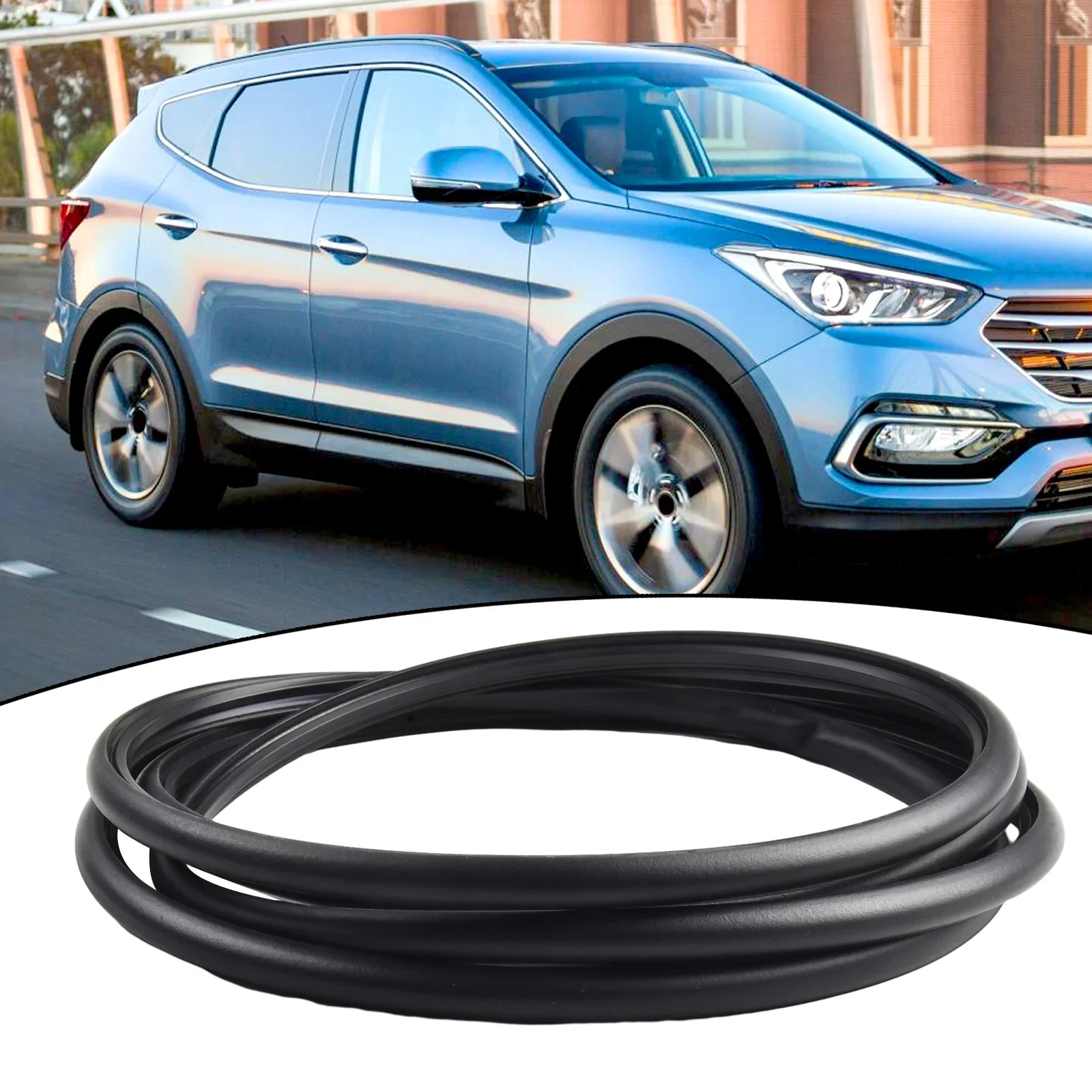 Long lasting Performance Sunroof Glass Strip Seal for Hyundai Santa Fe Black Color Direct Fit Improved Heat Sink