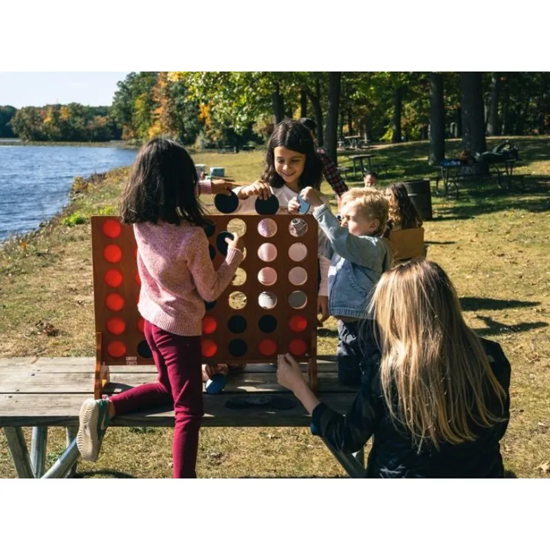 Outdoor Wedding Four Chess Party Party Outdoor Camping Site Interactive Device