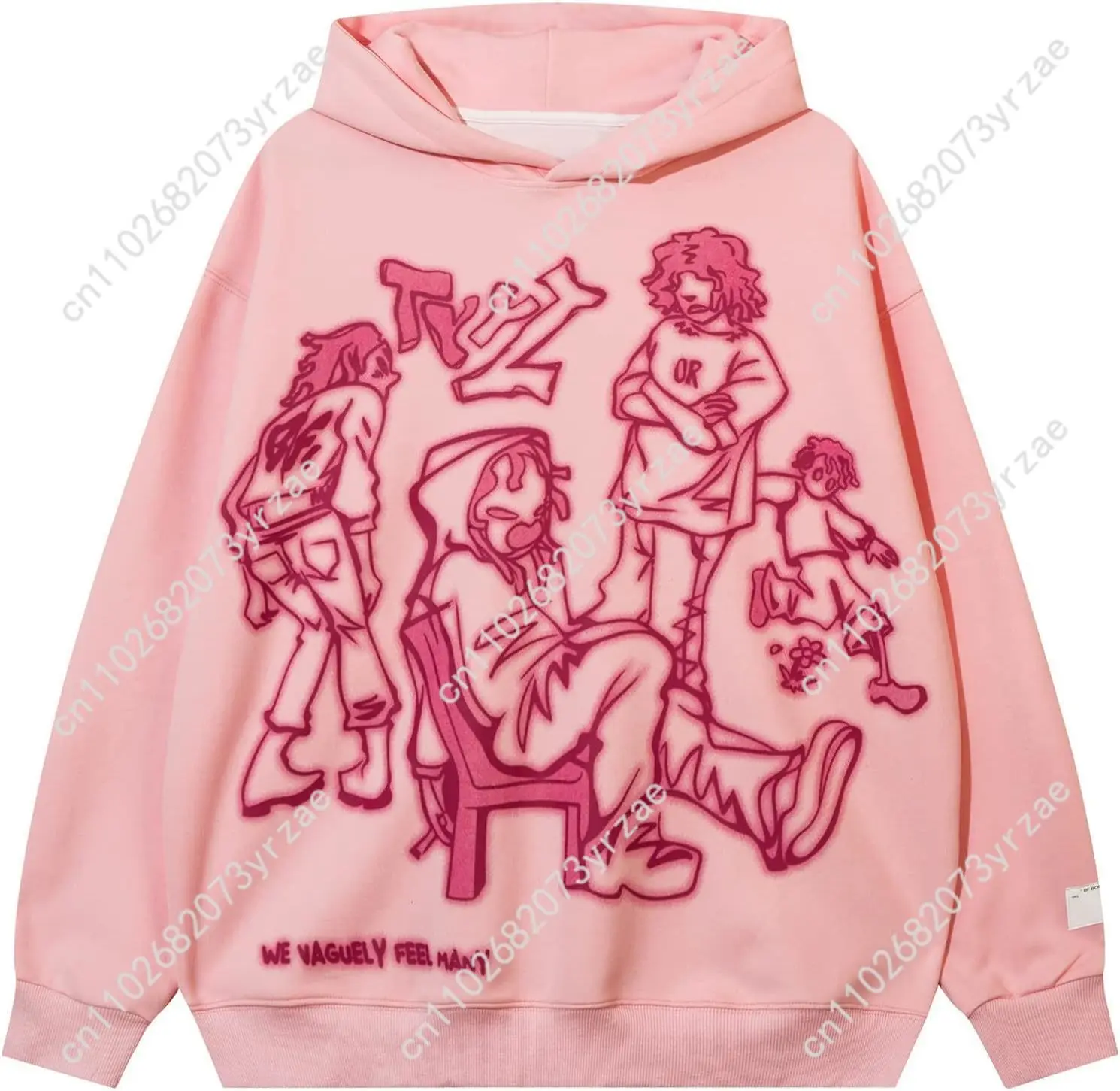 الرجعية غسل هوديي سوبر لينة البلوز المرأة السترة أزياء مريحة هوديس بلوزات تنفس خمر قمم #1