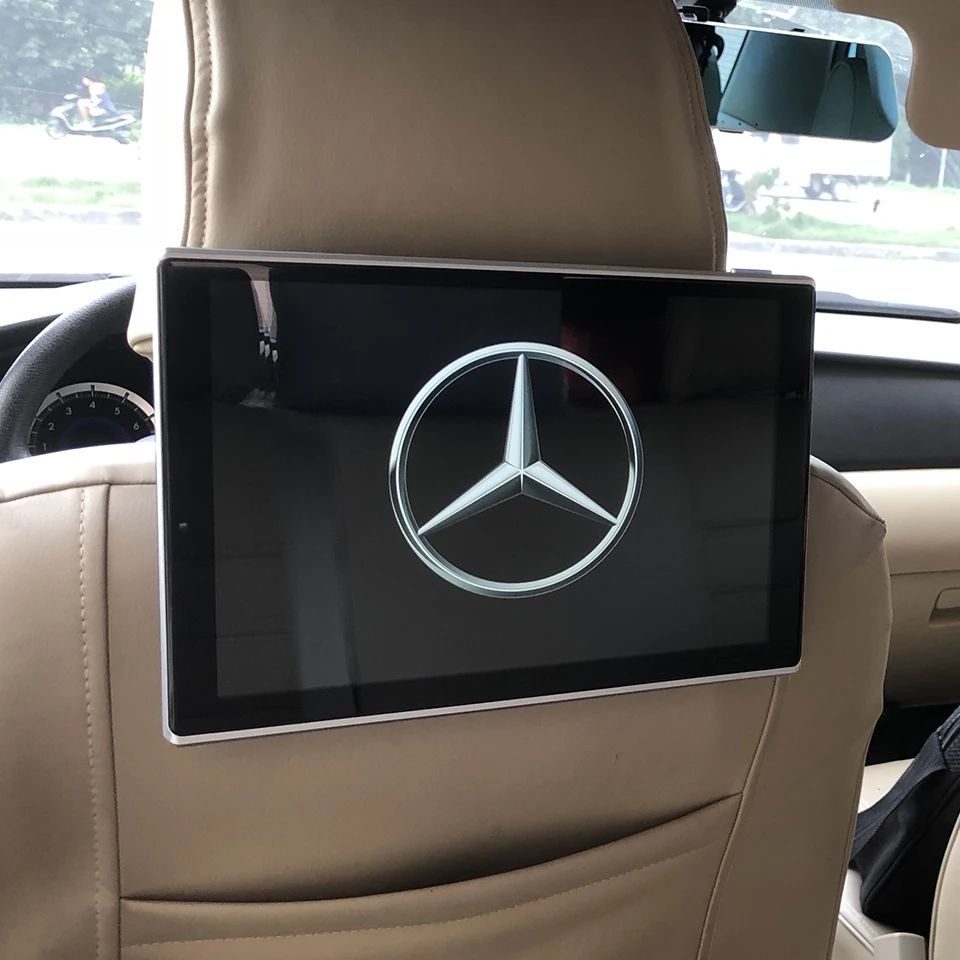 11.8 Inch Car Headrest Monitor Android 12.0 New Upgrade Tablet Touch Screen For All Mercedes Benz Online Video Car Rear Seat