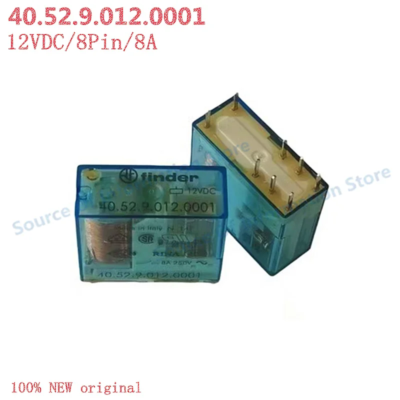 

40.52.9.012.0001 Finder Relay 12VDC 8-Pin 8A 100% New original