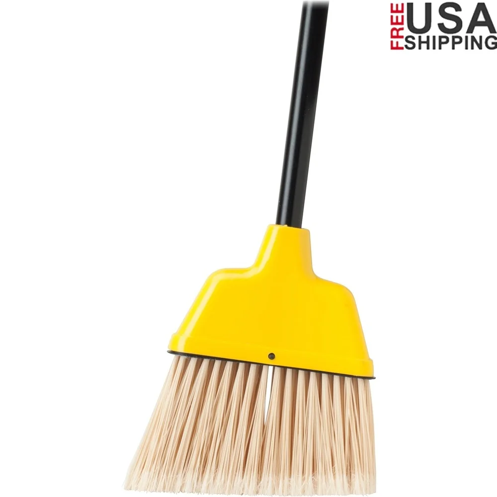 

Угловая метла, прочная щетина из ПВХ, кислотостойкая, легкая, инструмент для ручной чистки, торговые центры, рестораны, вестибюль, общая длина 54,5