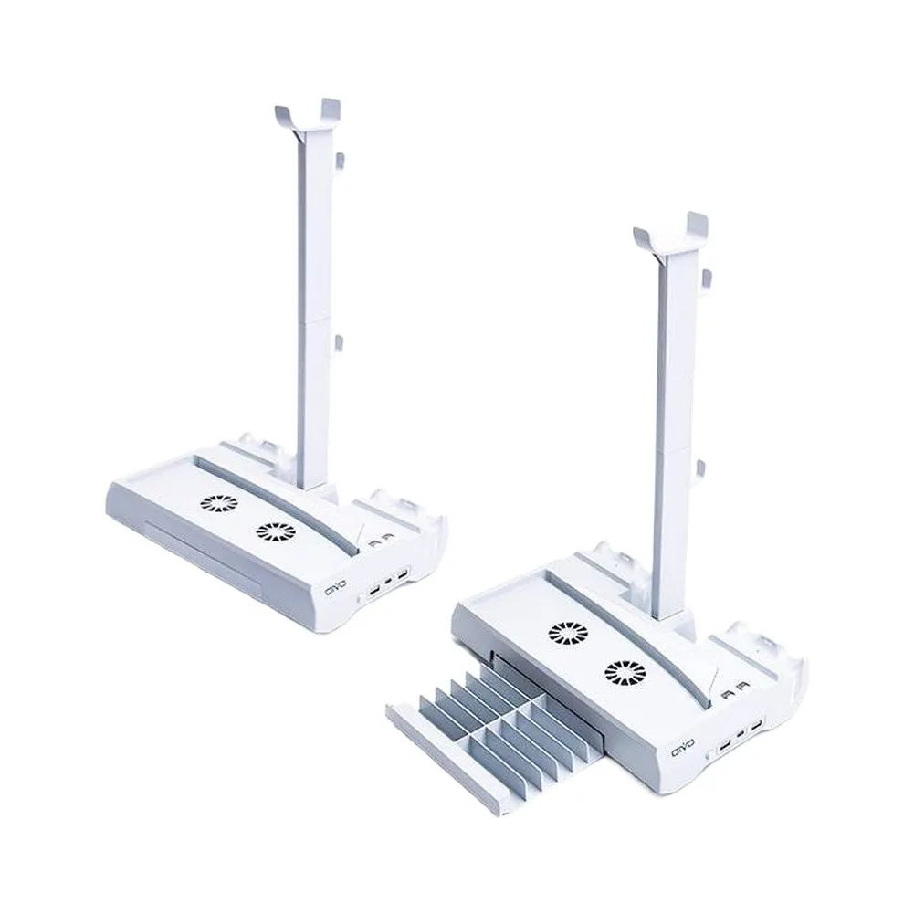 For PS5 for slim Cooling and Charging Station with Dual USB Ports and Efficient Heat Dissipation for Extended Gaming