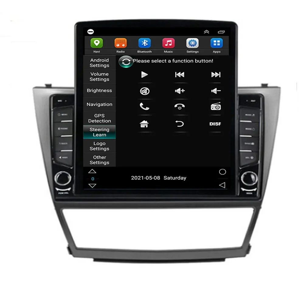 9.7 "نمط عمودي 5G Carplay أندرويد 14 راديو السيارة الوسائط المتعددة مشغل فيديو لتويوتا كامري 7 XV 40 50 2006-2011 الملاحة لتحديد المواقع #5