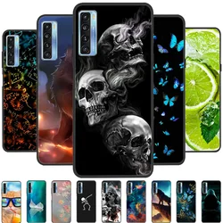 For TCL 20 5G / 20S / 20L Plus Case TPU Silicone Shockproof Lions Wolf Phone Covers for TCL 20L Plus Cases 20S Cool Fundas