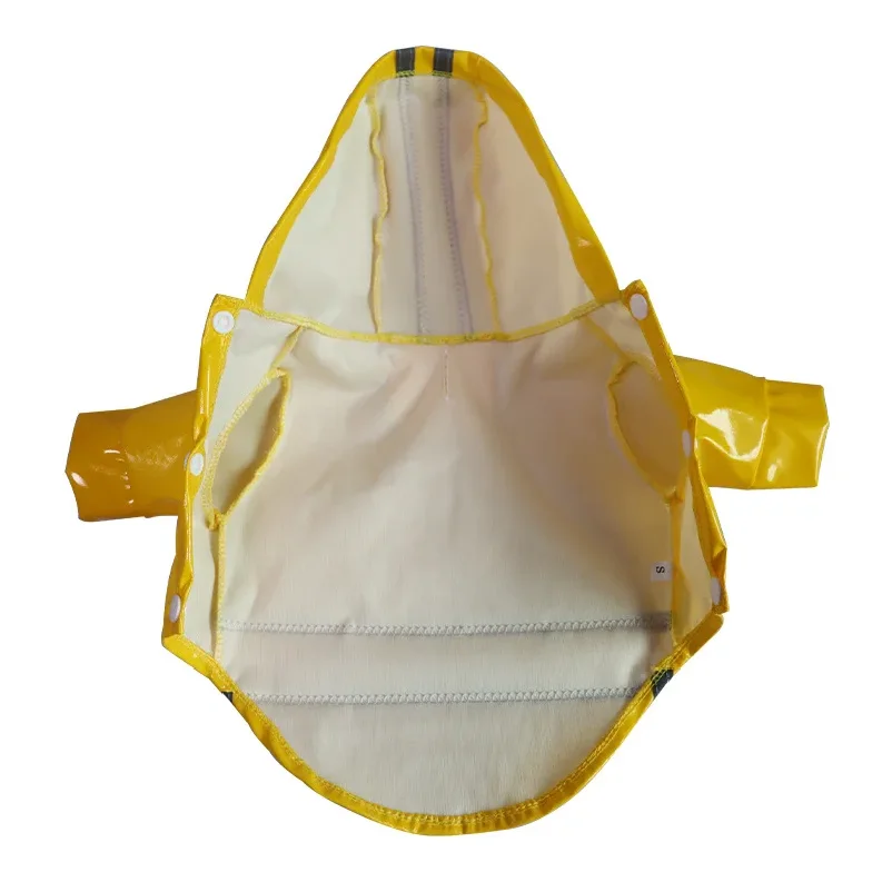 Summer Outdoor Puppy Pet Rain Coat S-XL Hoody Waterproof Jackets PU Raincoat for Dogs Cats Apparel Clothes Wholesale