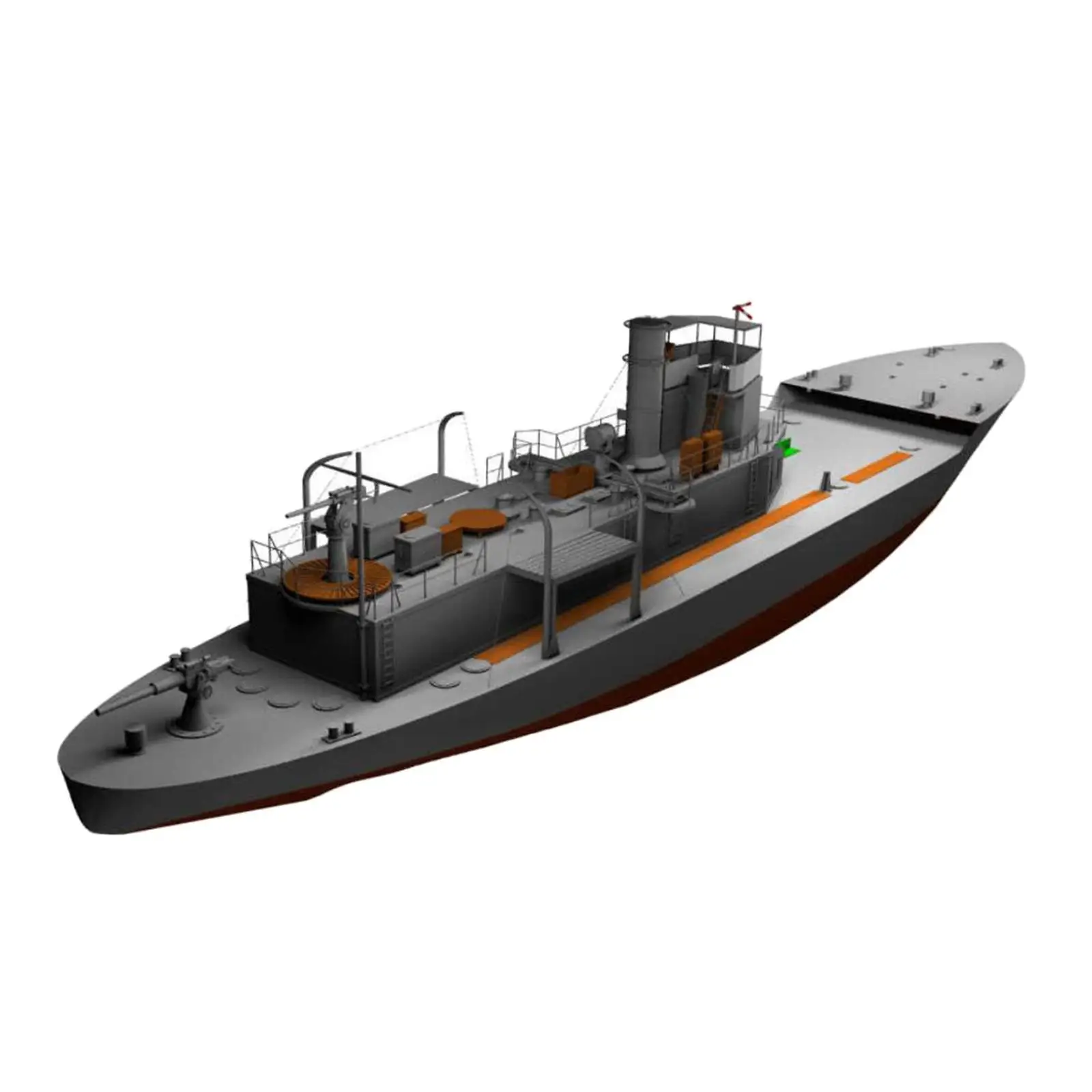 1:100 Patrol Boat Kits Education Toys Brain Teaser Puzzle Paper DIY Toy for Desktop Ornaments Kids Children Home Decoration Boys