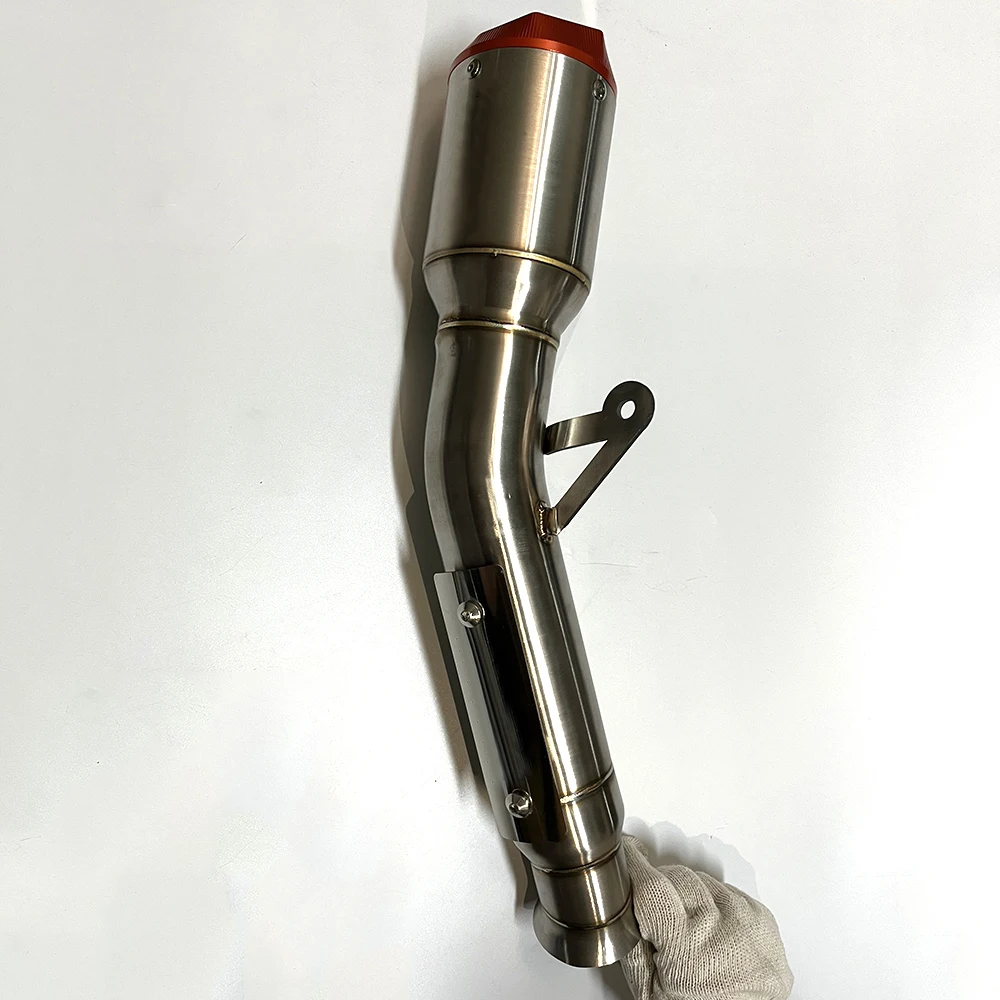 نظام عادم الدراجة النارية الهروب موتو ربط الأنابيب الخمار الانزلاق على ل KTM DUKE 790 890 2018 2019 2020 2021 2022 2023 2024 #3