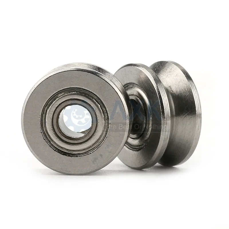 10 Pcs 20 Pcs 50 Pcs V Groove Sealed Ball Bearing Carbon Steel 624VV Guide Track Roller Bearing V624 Embroidery Machine Bearing