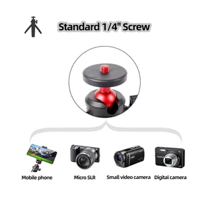 - Uzatılabilir-Ayarlama için Mini kamera tripodu, 360 derece top kafa taşınabilir ve GoPro, Insta360 DJI araba için sap kavrama ile çok daha fazla seyahat Selfie çubuğu En çok satan 12, işkembe başı, no. 10