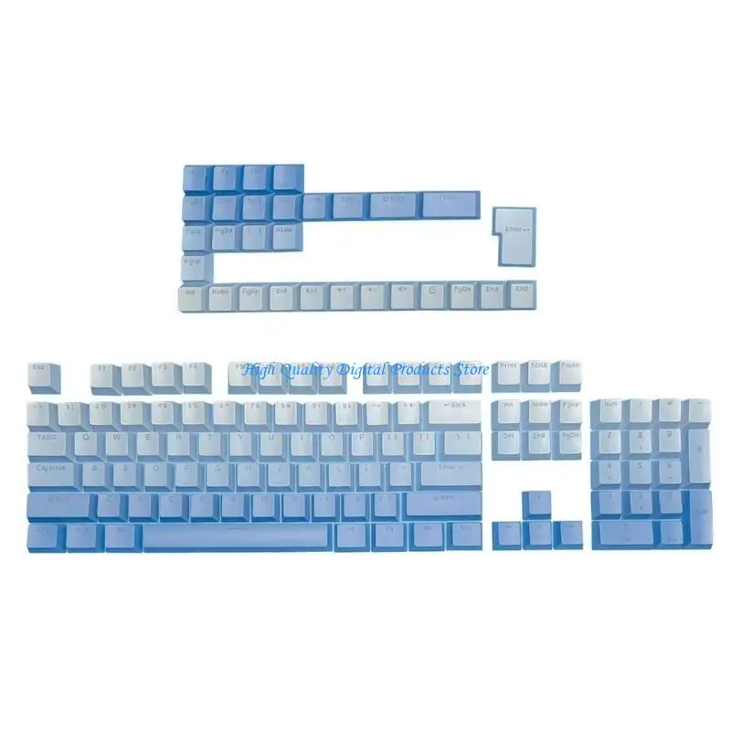 U2je Customs KeyCap Set PBT OEM Profiel KeyCap met Through Design voor 61 64 68 75 98 104 108 Mechanische toetsenborden
