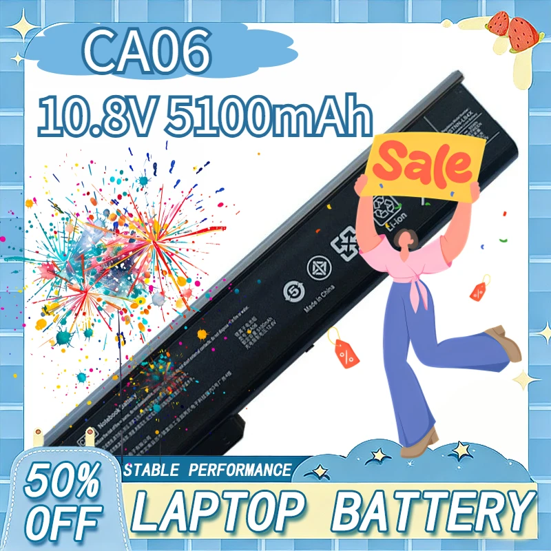 

10.8V 6Cells CA06 CA06XL Replacement Battery For HP ProBook 655 G0 G1 718677-421 HSTNN-LP4Z 718678-421 718755-001 718756-001