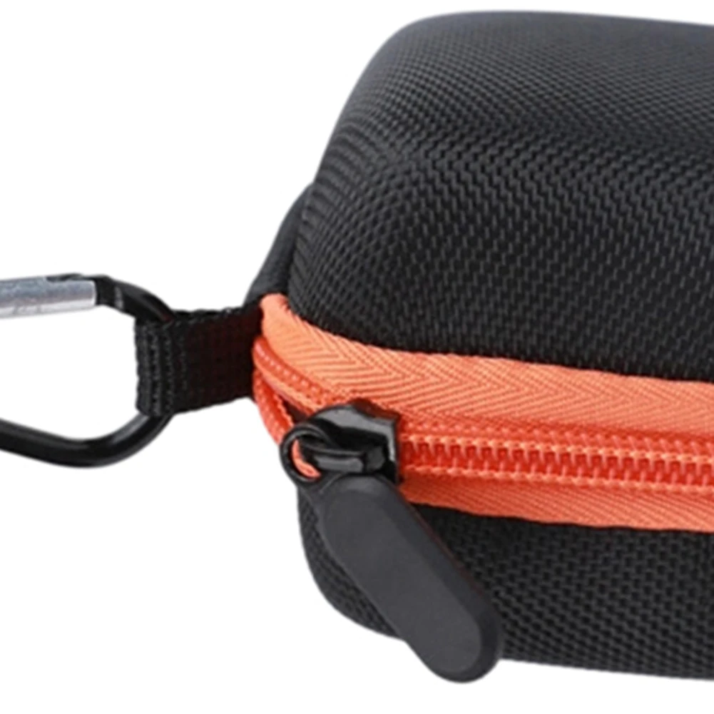 Compact EVA Storage Case for For digital Inclinometers 70x70x60mm with Pull Strap and Mesh Pocket for Batteries and Tools