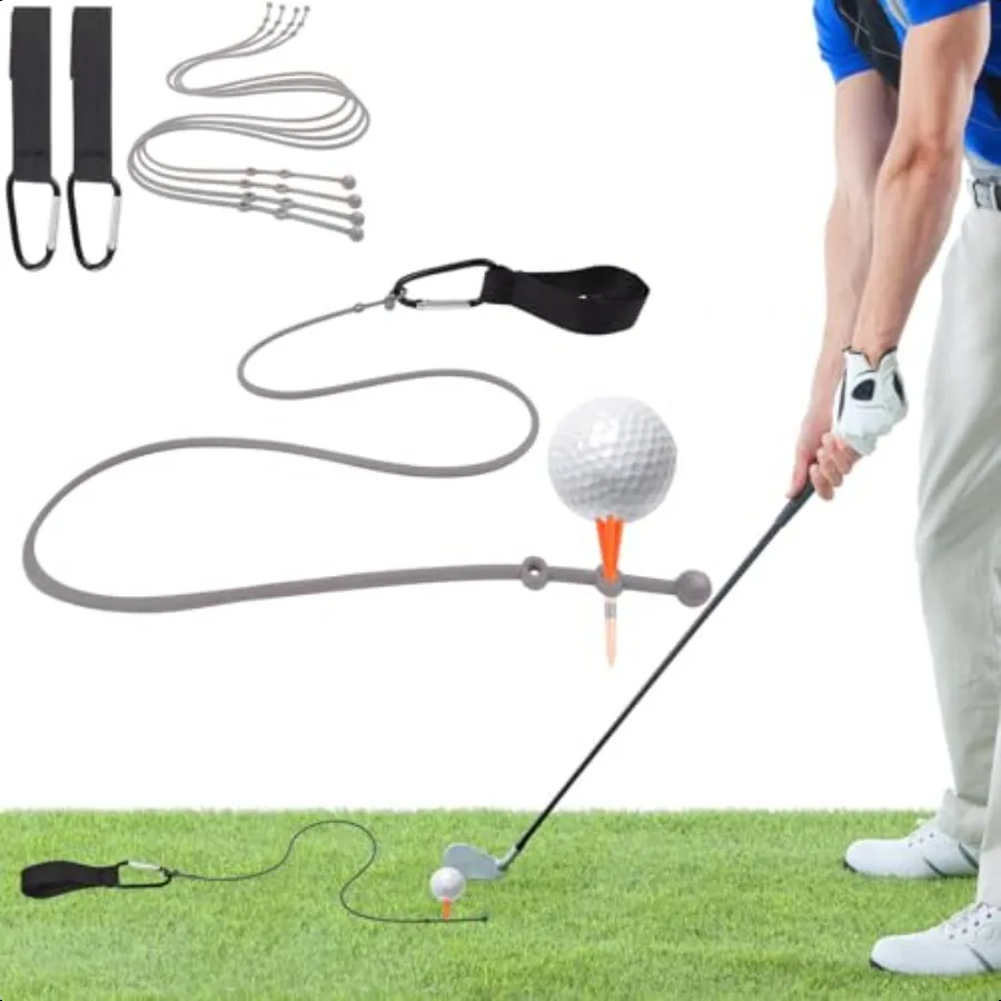 

Golf Tee Anchor Holds Your Golf Tee in Place for Consistent Shots Golf Tee Protector Set Pack of 4 Silicone Bands 2 Heavy Clips