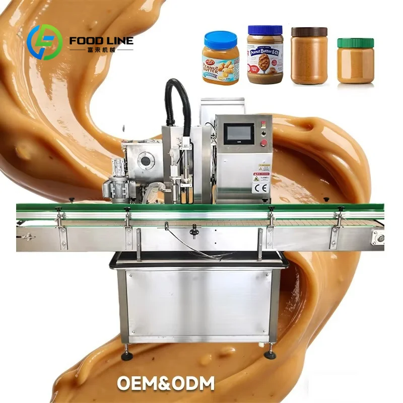 customized condiment filler sticky paste filler constant temperature filling machine for mixed compound seasoning thick sauce