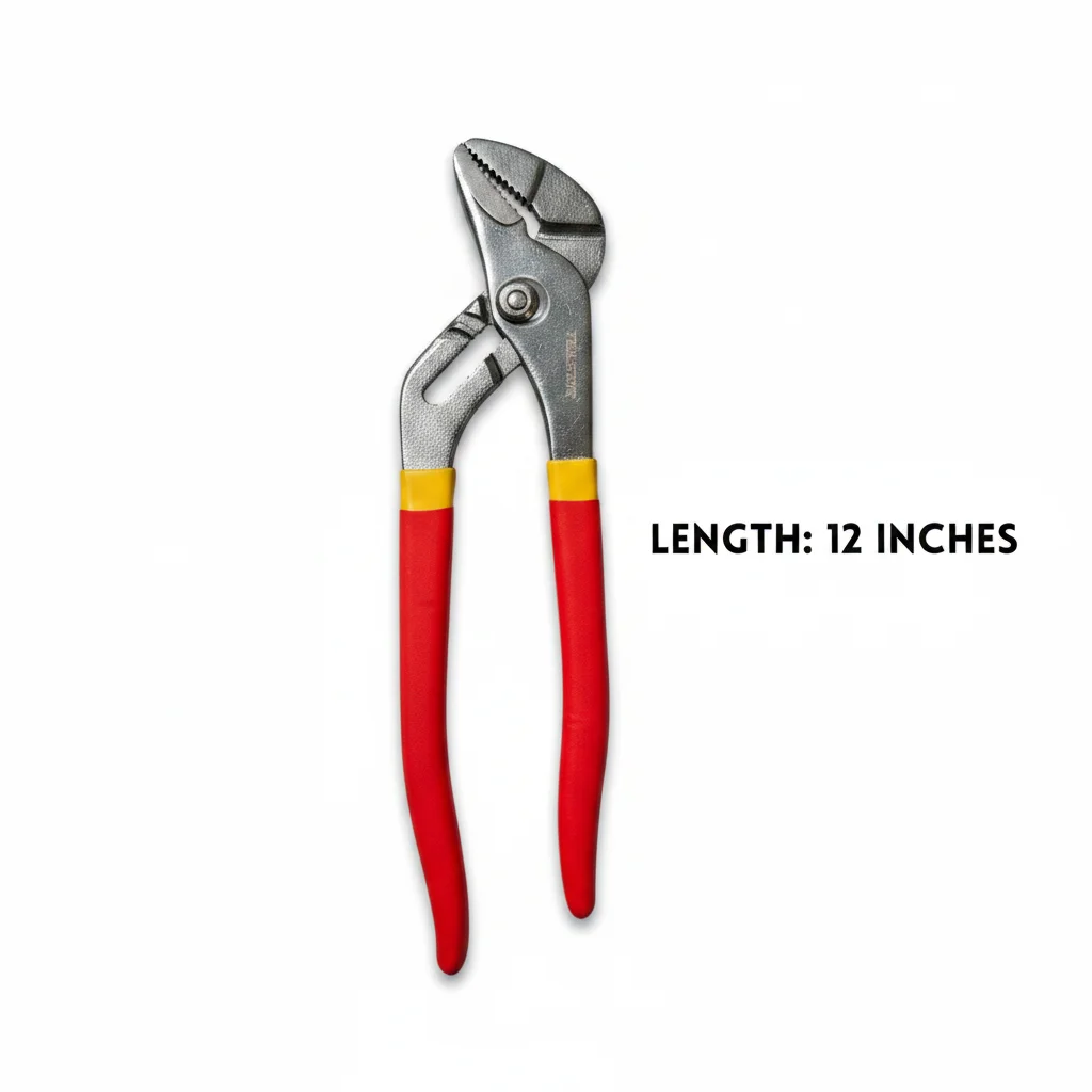 12 Inch Groove Joint Water Pump Pliers A3 Carbon Steel Plumbing Pipe Wrench Red Handle Pliers Adjustable Slip Joint Hand Gripping Tool Heavy Duty Pipe Nut Clamp Plumber Home Auto Repair Hardware Home Care Tool Kit Set Plus Pro Safe Daily Life Best Top