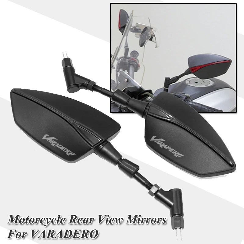For Honda Varadero XL 1000 Varadero 1000 125 Varadero ABS Universal Motorcycle Adjustable Side Rearview Mirrors