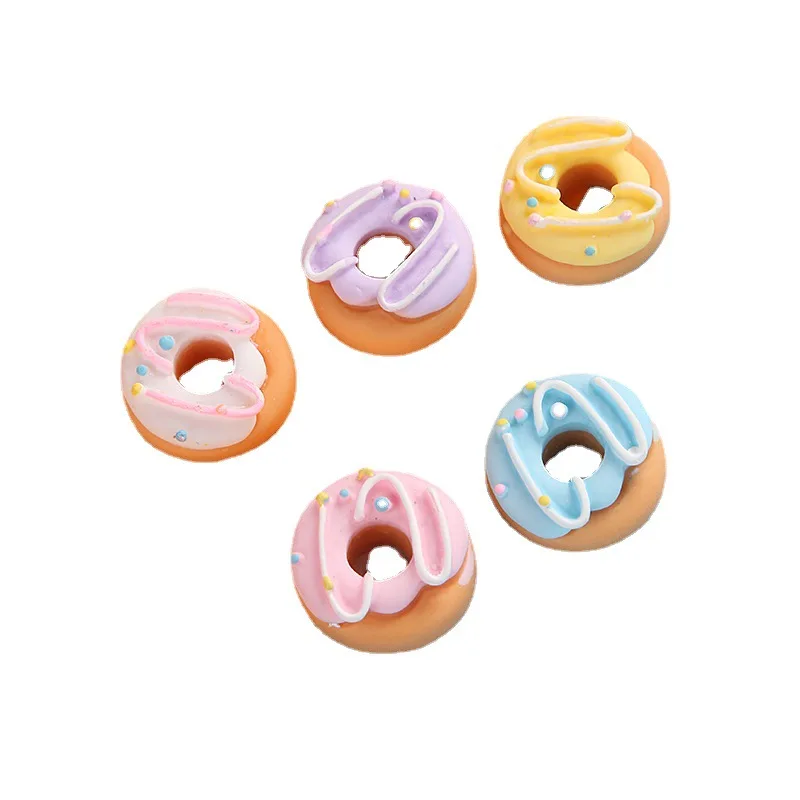 10 قطعة الراتنج Kawaii صغيرة لتقوم بها بنفسك الكعك مصغرة الزينة المسطحة سجل القصاصات لوازم المواد كبوشن أرقام الحرف العناصر