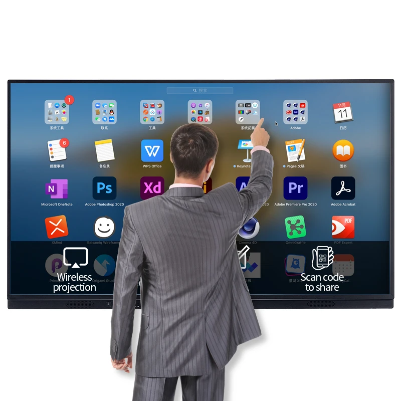 

65 Inch Interactive Flat Panel 75 Inch Interactive Smart Board Price for Meeting Room Interactive Boards