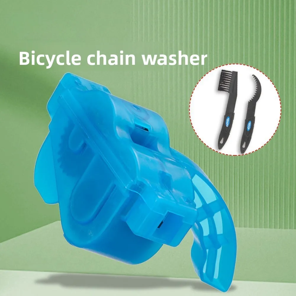 

Portable Bicycle Chain Cleaner Bike Brushes Scrubber Wash Tool Mountain Cycling Cleaning Kit Outdoor Accessory