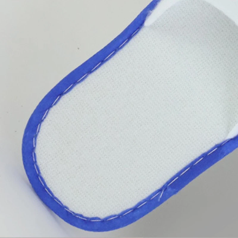 1Pairs Women Men Disposable Slippers Hotel Travel Slipper Non-Slip Slippers Closed Toe Shoes Guest Use Salon Homestay Unisex