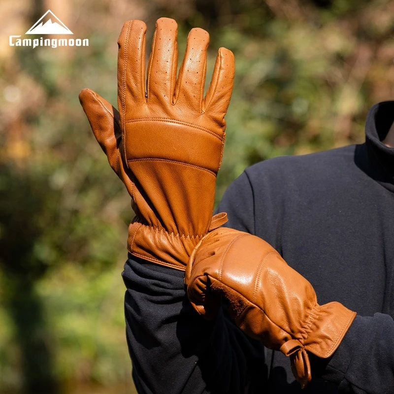 

Q27 Work Gloves: Top Grain Leather Fleece Lined for Warmth, Camping, Sawing, Cycling, Handling Hot Objects, and Heat Protection