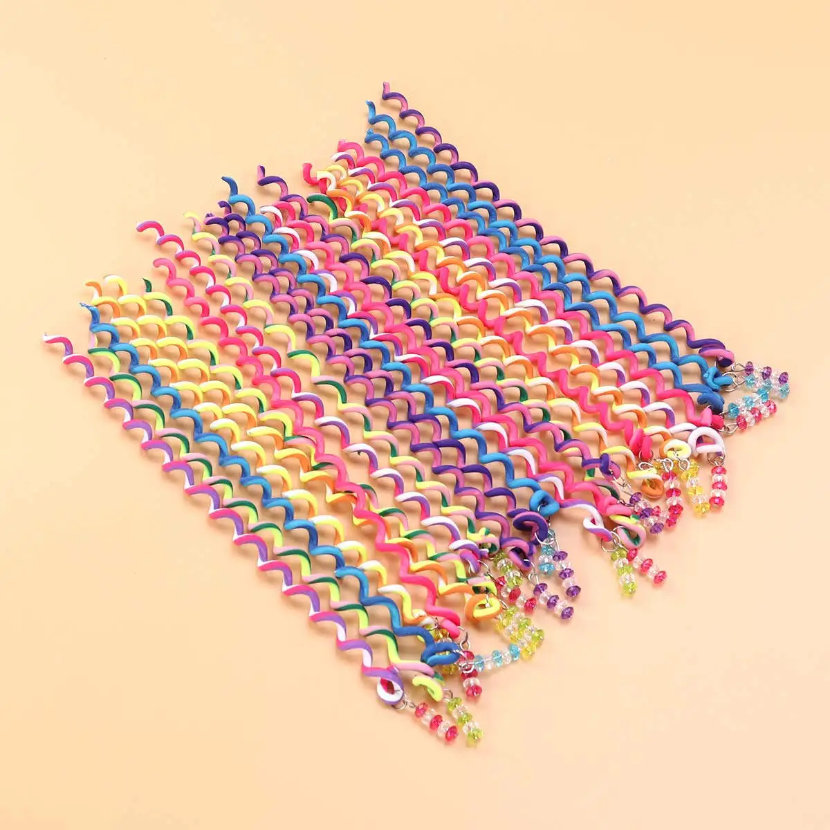

24Pcs Hair Braiding Tools for Girls Rainbow Hair Styling Clip Set Hurtless Easy Braider for Kids Mothers Daughter