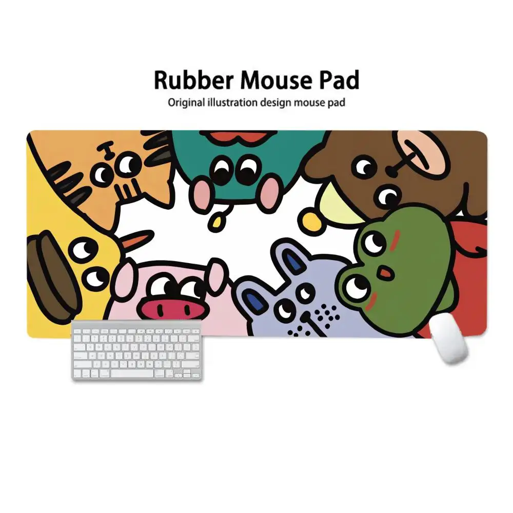 Large mouse pad, office mat, rubber anti-slip mouse pad table mat, PC accessories, desk accessories, universal for all scenarios