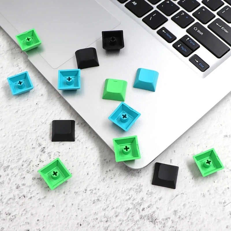 PBT DSA 키캡은 게임용 기계식 키보드 20PCS 1U 블랭크용으로 1U 높이를 업그레이드했습니다.